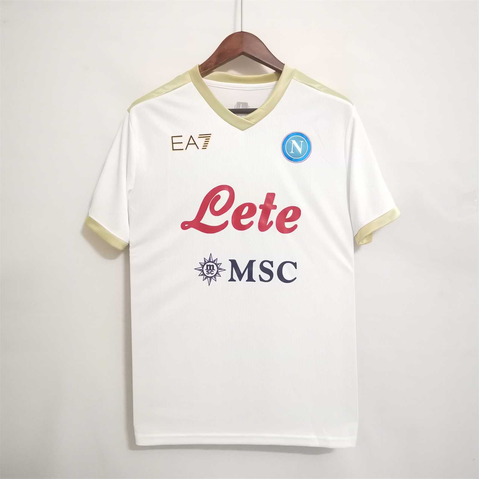 AAA Quality Napoli 21/22 Away White Soccer Jersey
